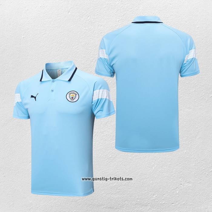 Polo Manchester City 2022-2023 Blau